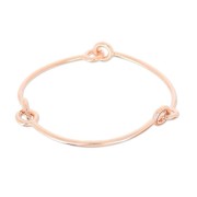 Articulated bracelet 65mm Rose gold tone HQ x1|raw }}
