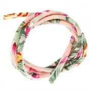 Cotton tube cord 4mm Light Peach/Khaki x 1 m