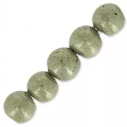 Beads Pyrite  3 mm x25