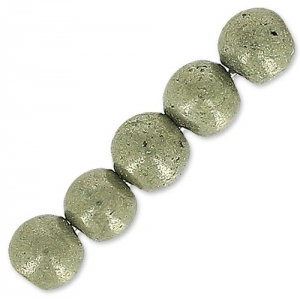 Beads Pyrite  3 mm x25