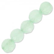 Beads Rondes facettées  6 mm Amazonite x15