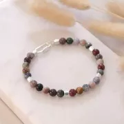 Beads Indian Agate  6 mm x15