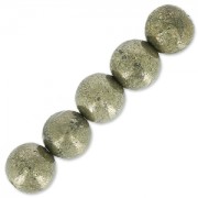 Beads Pyrite  6 mm x15|raw }}