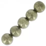 Beads Pyrite  6 mm x15