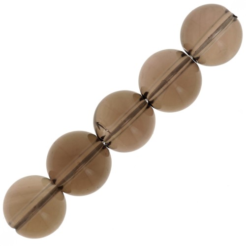 Beads Smoky Quartz  6 mm x15
