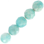 Beads Rondes facettées  8 mm Amazonite x10|raw }}