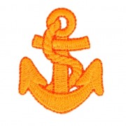 Iron-on badge Cartoons Anchor 39 mm vivid Orange x1|raw }}