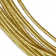 Leather cord 2mm Metallic Lime x 2m