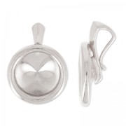 Setting pendant 1122 12mm in 925 silver x1