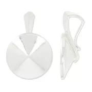 Setting pendant 1122 14mm in 925 silver x1