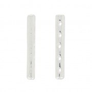 Spacer 5 rows 31x4 mm silver tone x1|raw }}