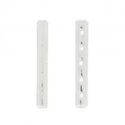 Spacer 5 rows 31x4 mm silver tone x1