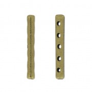 Spacer 5 rows 31x4 mm bronze x1