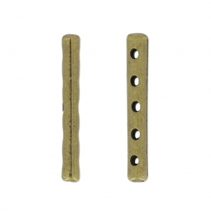 Spacer 5 rows 31x4 mm bronze x1