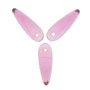 Dagues en verre 3x11 mm Amethyst x50