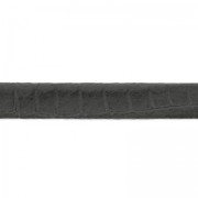 Double leather lace lizard imitation 5 mm Grey x 50cm|raw }}