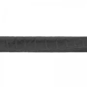 Double leather lace lizard imitation 5 mm Grey x 50cm