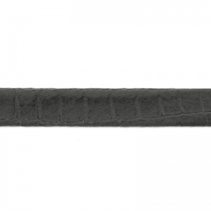 Double leather lace lizard imitation 5 mm Grey x 50cm