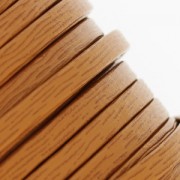 Double leather lace tanned 5 mm light brown x 50cm