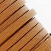 Double leather lace tanned 5 mm light brown x 50cm