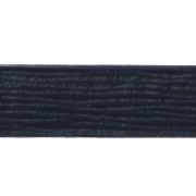 Double leather lace tanned 10 mm Dark Navy Blue x 50cm