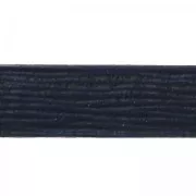 Double leather lace tanned 10 mm Dark Navy Blue x 50cm