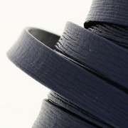 Double leather lace tanned 10 mm Dark Navy Blue x 50cm