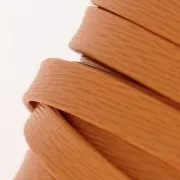 Double leather lace tanned 10 mm light brown x 50cm