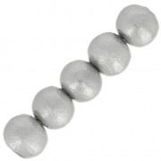 Cotton Pearls Miyuki  6mm Grey x20