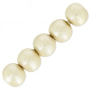 Cotton Pearls Miyuki  6mm Cream x20|raw }}