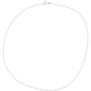 Sparkle choker chain ball 1,5mm 925 Sterling Silver x 45cm|raw }}