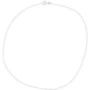Sparkle choker chain ball 1,5mm 925 Sterling Silver x 45cm