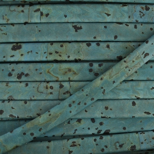 Double cork lace  5 mm blue grey x 50cm