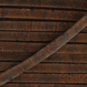 Double cork lace  5 mm Brown x 50cm