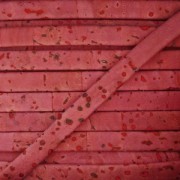 Double cork lace  5 mm Raspberry x 50cm