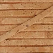 Double cork lace  5 mm Natural x 50cm