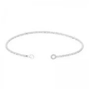 Jonc sparkle bracelet 2 rings 47x56 mm Sterling Silver x1