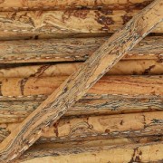 Stitched cork cord marbled pattern 4 mm Natural x 50cm|raw }}