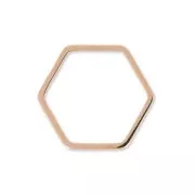 Honeycomb spacer 18.5 mm HQ Rose Gold tone x4