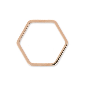 Honeycomb spacer 18.5 mm HQ Rose Gold tone x4