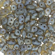 SuperDuo 2.5x5 mm Matte Black Diamond Rembrandt x10g|raw }}