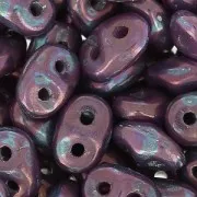 SuperDuo 2,5x5 mm Opaque Amethyst Nebula x10g