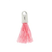 Cotton tassel 10-14 mm Light Rose/rhodium
