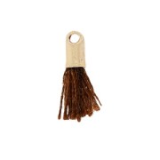 Cotton tassel 10-14 mm Brown/Gold tone|raw }}