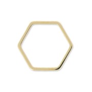 Honeycomb spacer 18.5 mm light gold HQ x4