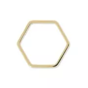 Honeycomb spacer 18.5 mm light gold HQ x4