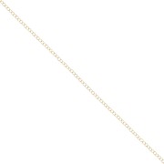 Chain thin links 1.8x2.2mm fine Gold plated x 1m|raw }}