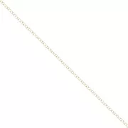 Chain thin links 1.8x2.2mm fine Gold plated x 1m