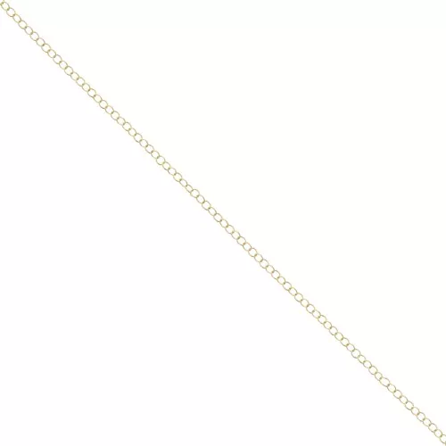 Chain thin links 1.8x2.2mm fine Gold plated x 1m