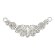 Spacer for PureCrystal 1028/1088 and 4228 6x3mm rhodium|raw }}